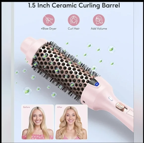 Wavytalk Thermal Express 1.5 Inch Negative lon Thermal Round Brush - Picture 8 of 11